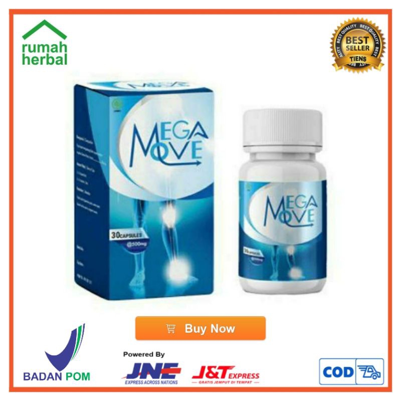 Megamove Asli Original Obat Nyeri Sendi Ampuh (30 Kapsul)