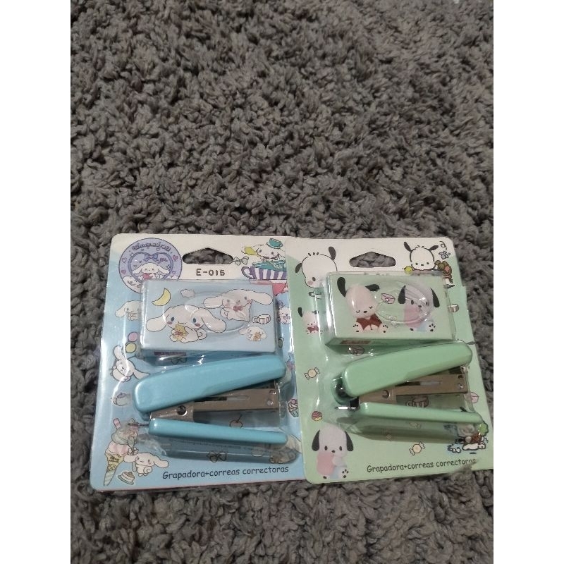 

Cekrekan staples / stapler Cinamorol dan Pochacco