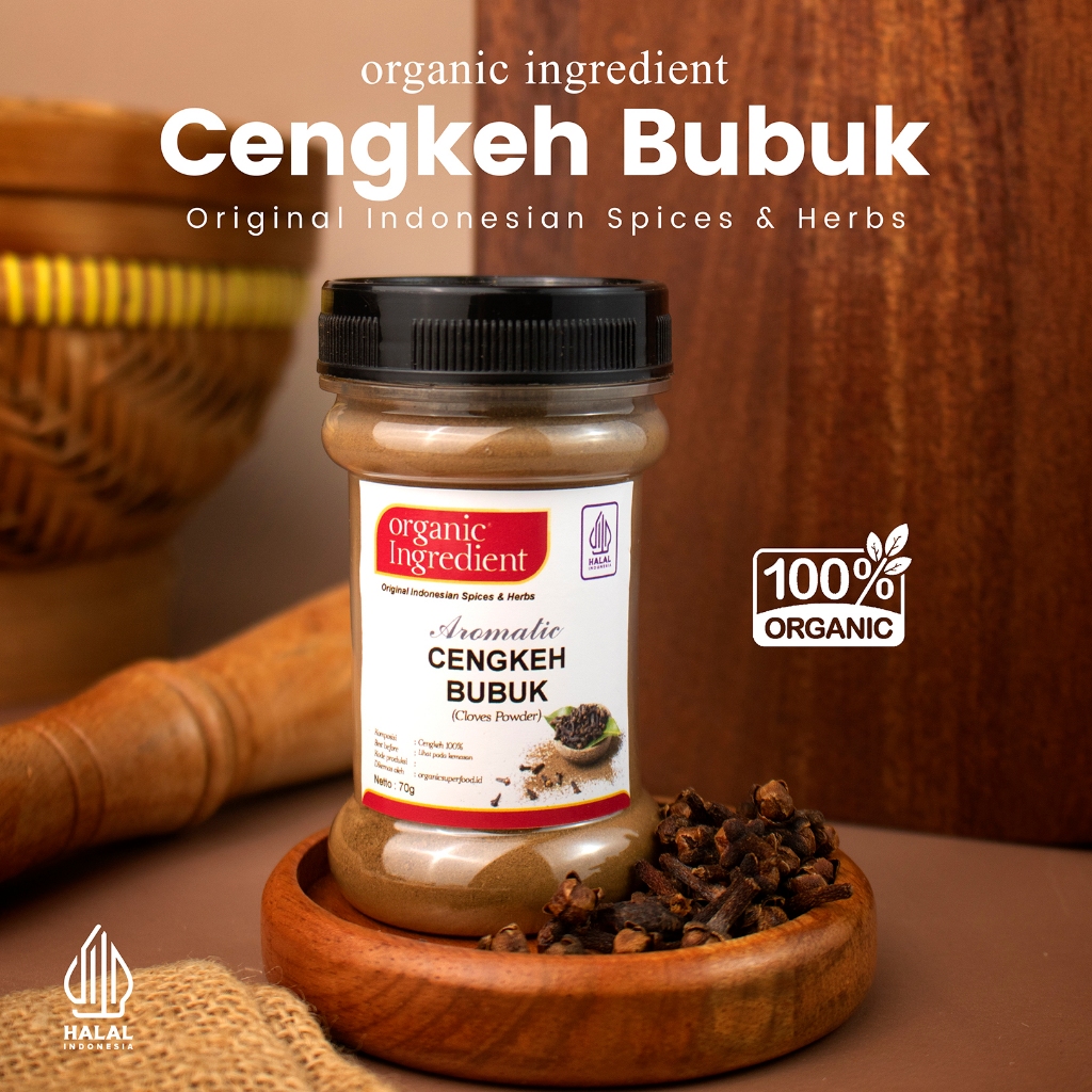 

Organic Ingredient Cengkeh Bubuk Original Rempah Indonesia Bumbu Dapur