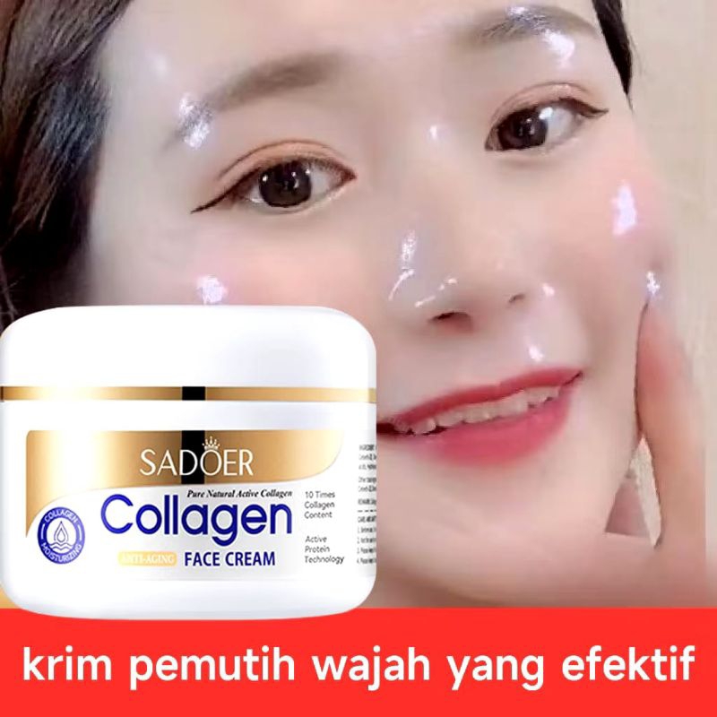 MORYMONY - Collagen Cream Original Paket BPOM Siang Malam Retinol Cream 100g Whitening Anti Aging