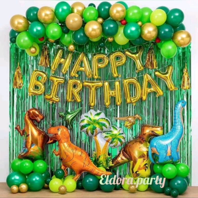 Paket Dekorasi Dinosaurus/Paket Dekorasi Animal/Dekorasi Jungle/Dekorasi Ulang Tahun Anak
