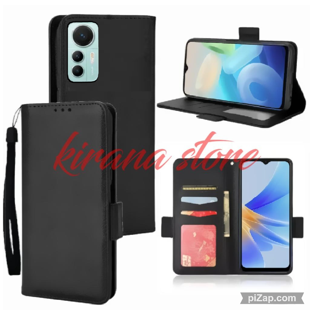 Case Dompet Hp Xiaomi 12 Lite Flip Case Flip Dompet Casing HP Flip Kulit Case Wallet Leather Cover