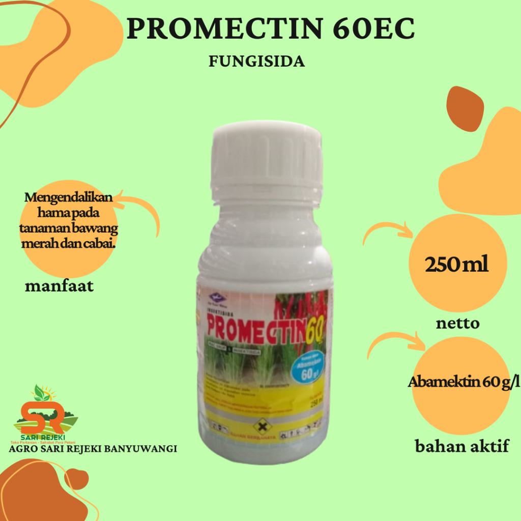 PROMECTIN 60EC 250ML INSEKTISIDA ABAMEKTIN