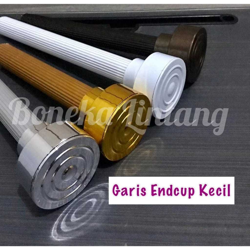 Rel Gorden Rollet Tiang Gordyn Full Set Batang Hordeng Pintu Jendela Endcup Mini Minimalis - Batang 