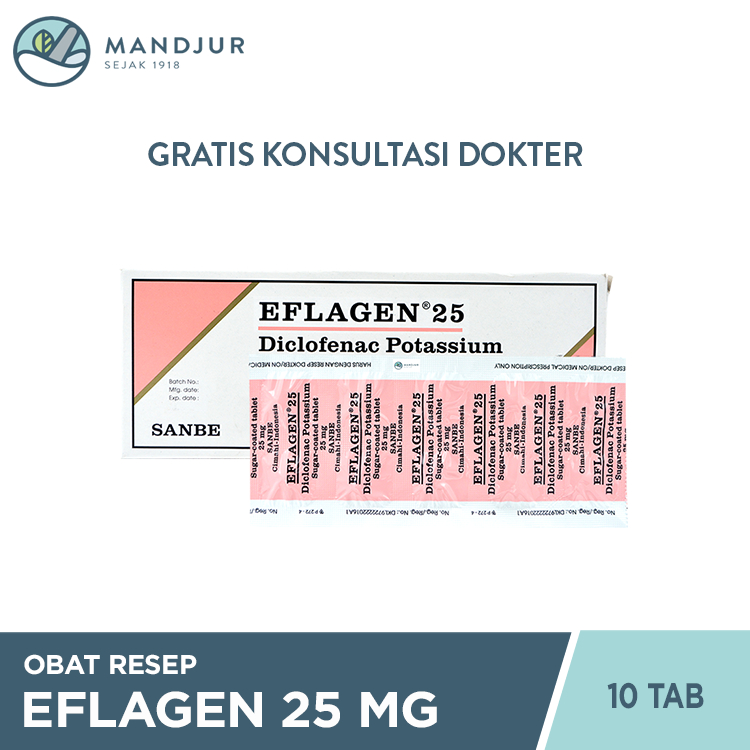 Eflagen 25 mg 10 Tablet