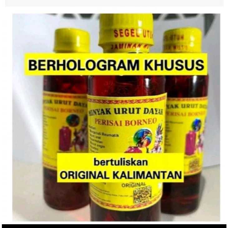 Minyak Urut Dayak Original Kalimantan 100% Perisai Borneo Minyak Ida Dayak Untuk Patah Tulang,