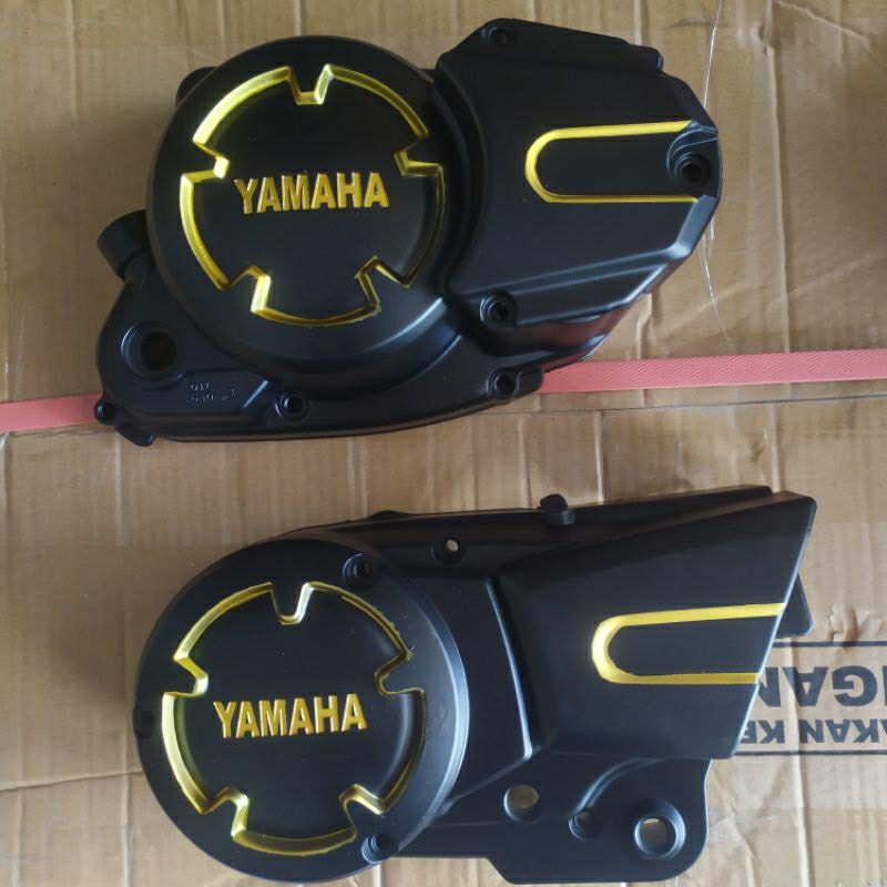 Bak kopling rx king new warna hitam dop list gold | bak kopling rx king new warna hitam dop as gold 