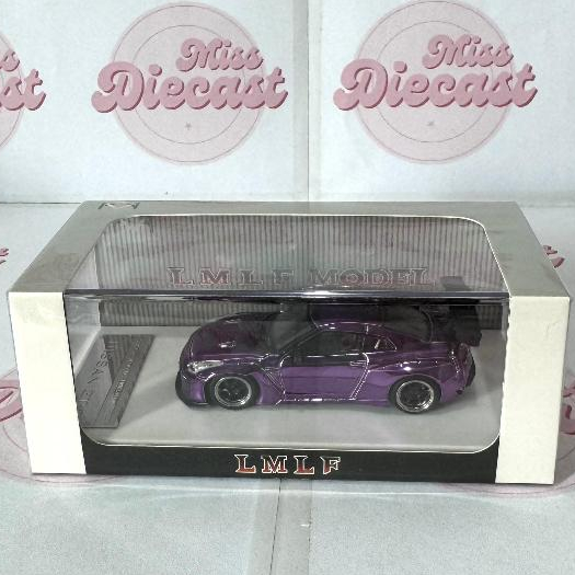 Diecast 1:64 LMLF Nissan GT-R R35 Ungu