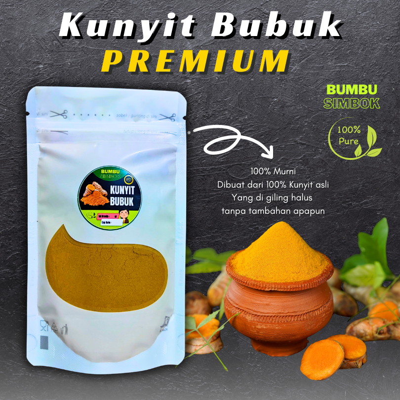 

BumbuSimbok - Kunyit Bubuk Murni Murah Hemat Gratis Ongkir
