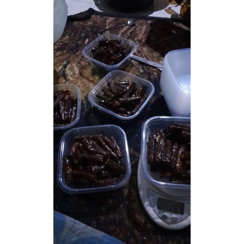 

pangsit balur coklat
