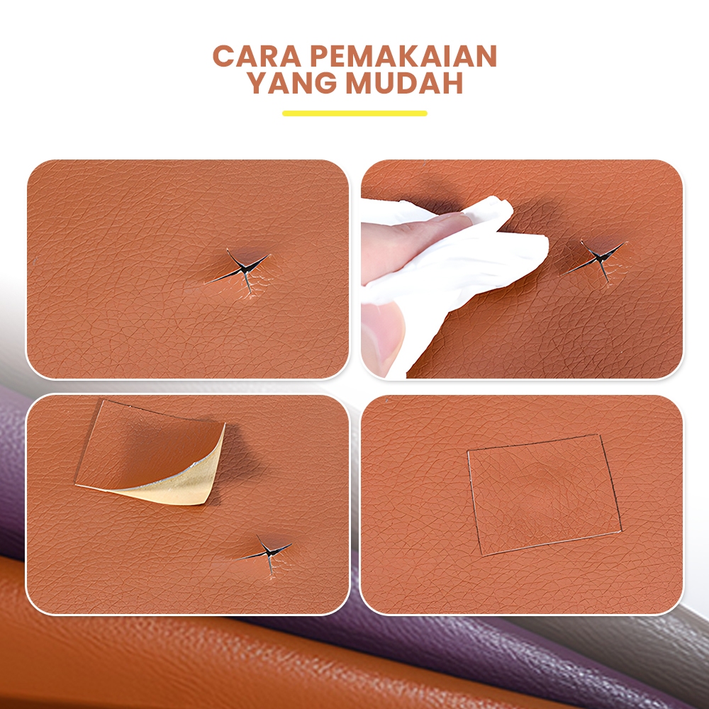 Murah Stiker Tempel Sofa Bangku Robek , Tambal Kursi Jok Motor Mobil