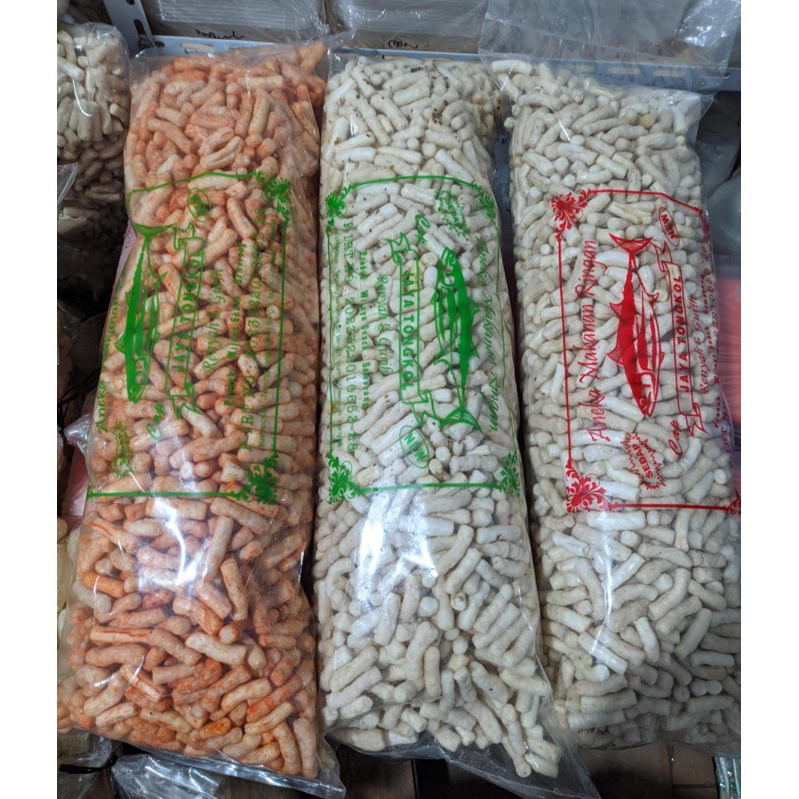 

Kerupuk tongkol tenggiri merek jaya 1 kg