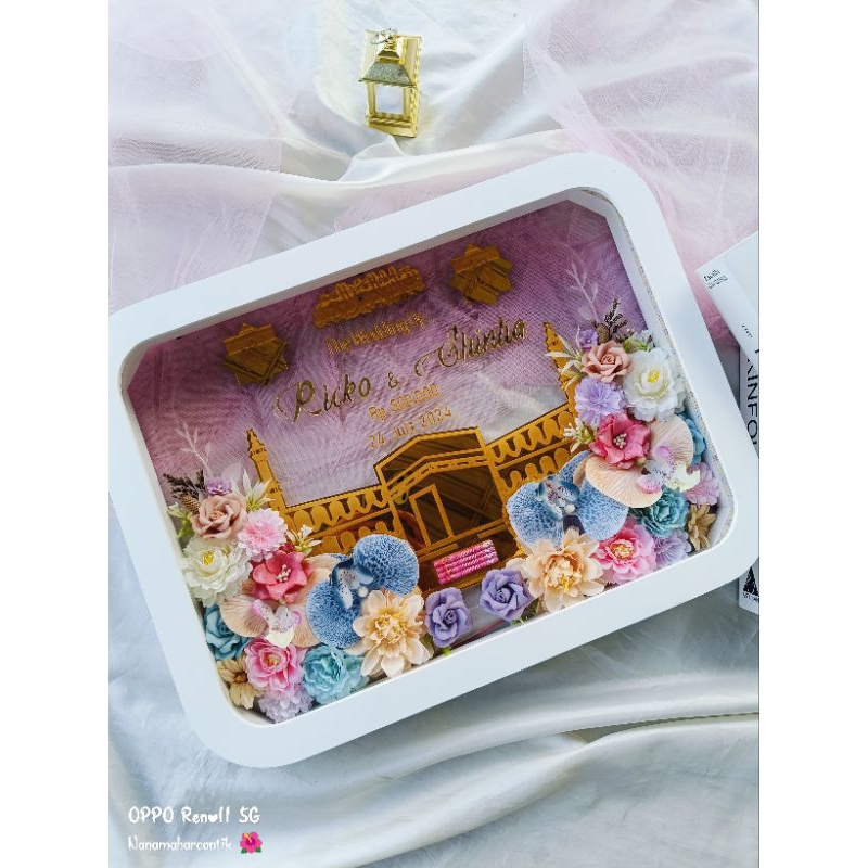 SEHARI JADI Mahar Pernikahan Islami Mahar Pernikahan Ka'bah Lengkung Mahar Pernikahan Akrilik Lengku