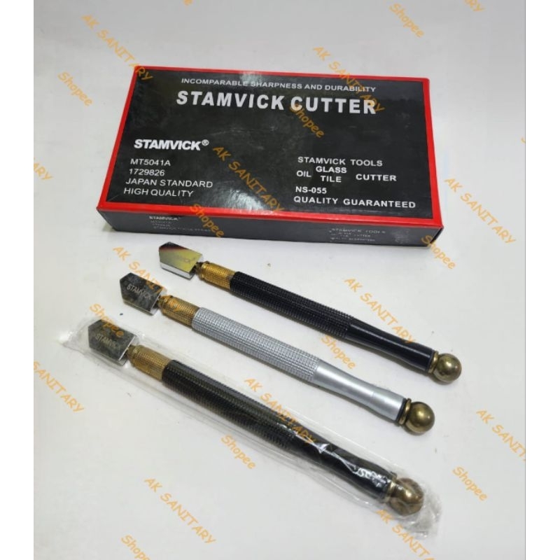 Pisau Potong Kaca STAMVICK SUPER - TOYO Glass Cutter Tile Pemotong Kaca