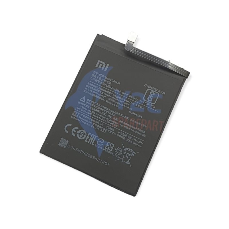 BATERAI XIAOMI BN36 / MI6X / 6X NEW OEM BATRE