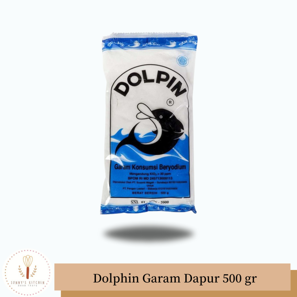 

DOLPHIN Garam Dapur 500 Gram / Garam Dapur / Bumbu Masak