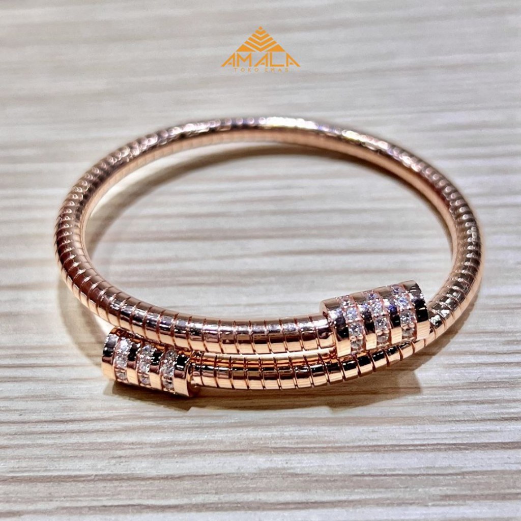 GELANG WANITA EMAS | TUBOBAS 17K - AMALA GOLD [ KING HALIM JEWELLERY ] 15.26GR
