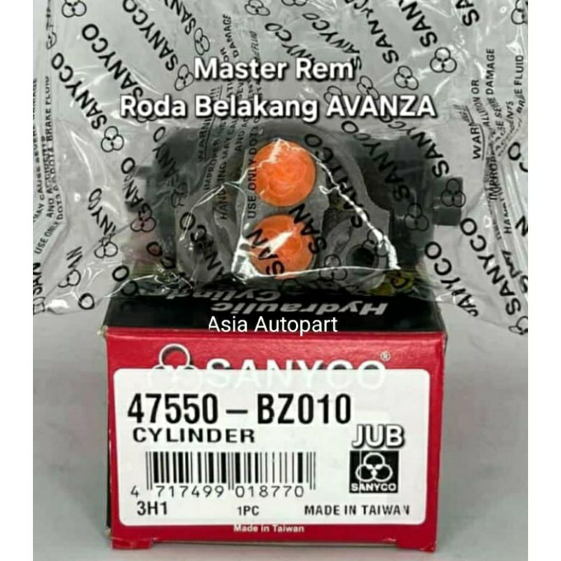 Master Rem Roda Belakang Avanza Sanyco