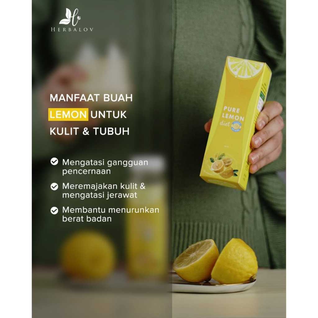 

PURE LEMON DIET HERBALOV / HERBAMOUR, 100% SARI LEMON ASLI.