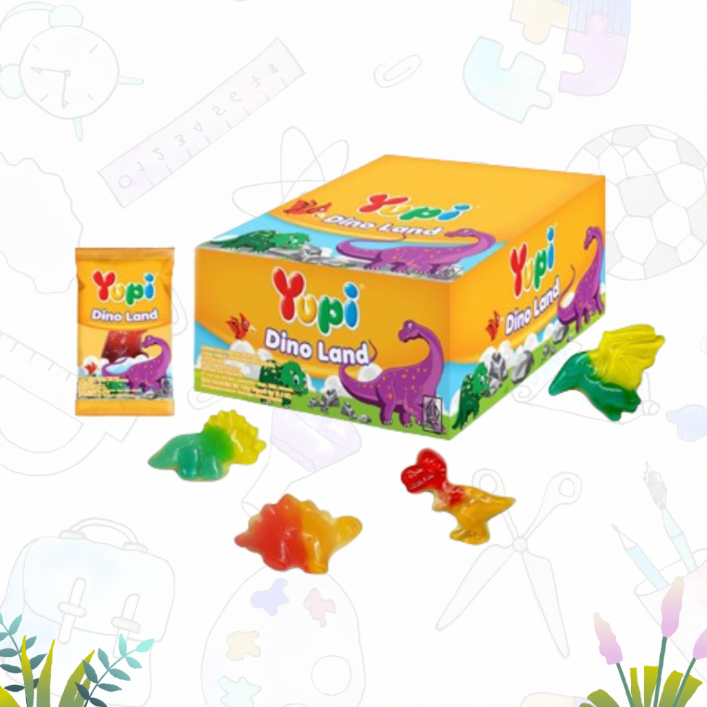 

Yupi Candy Gummy Dinoland 24x7gr (1Box)