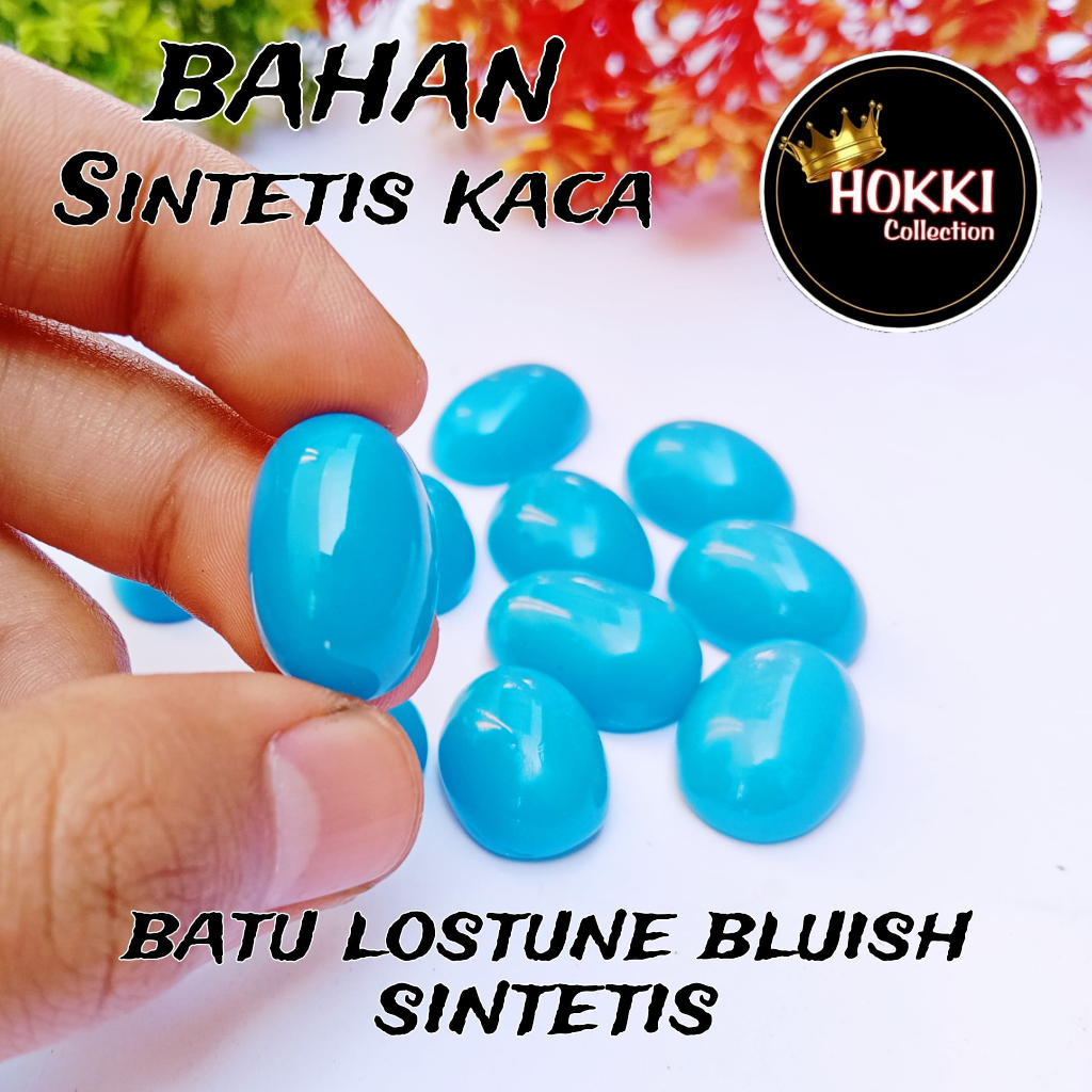 Batu Lostune Bacan Doko Bluish Sintetis