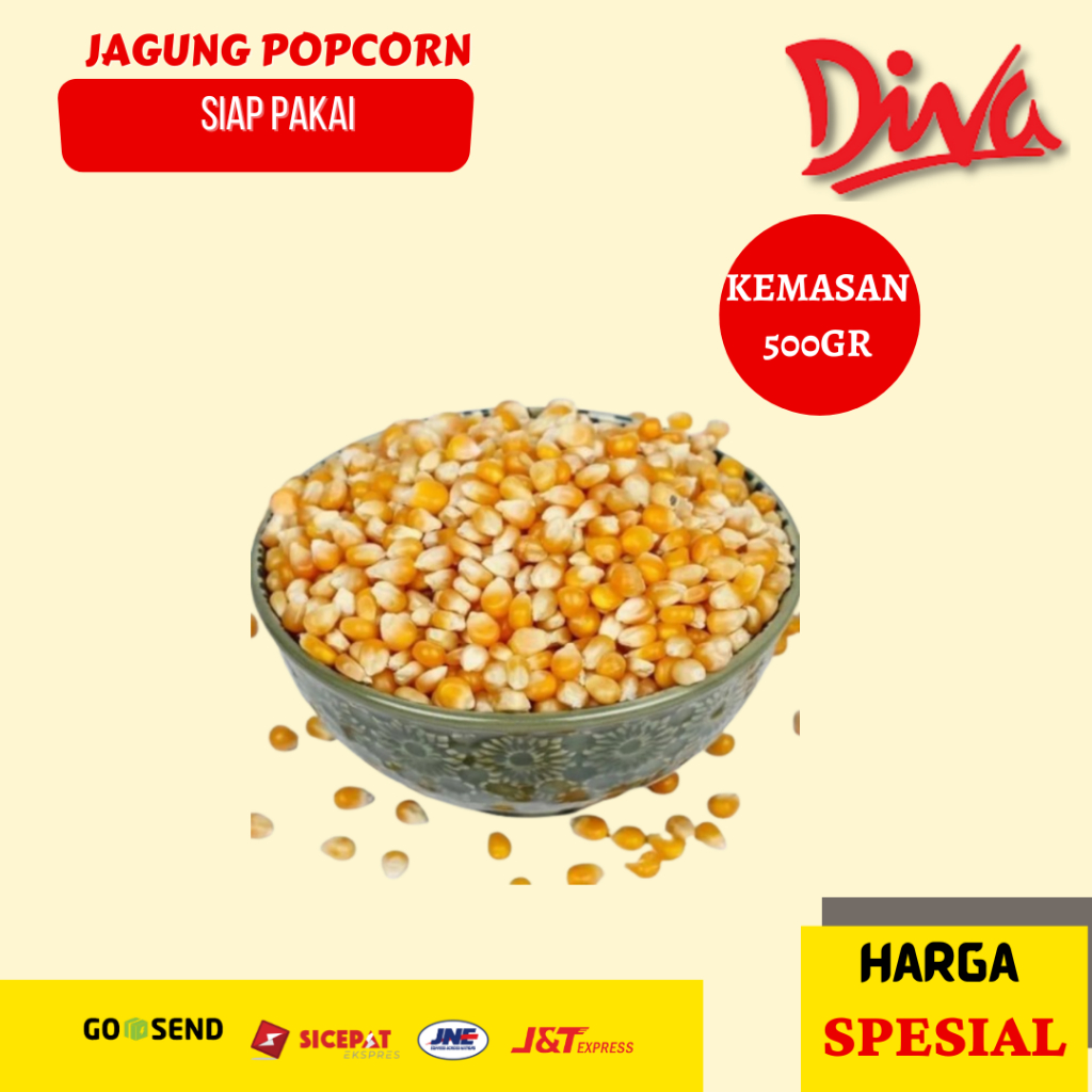 

Jagung Pop corn 500gr siap pakai