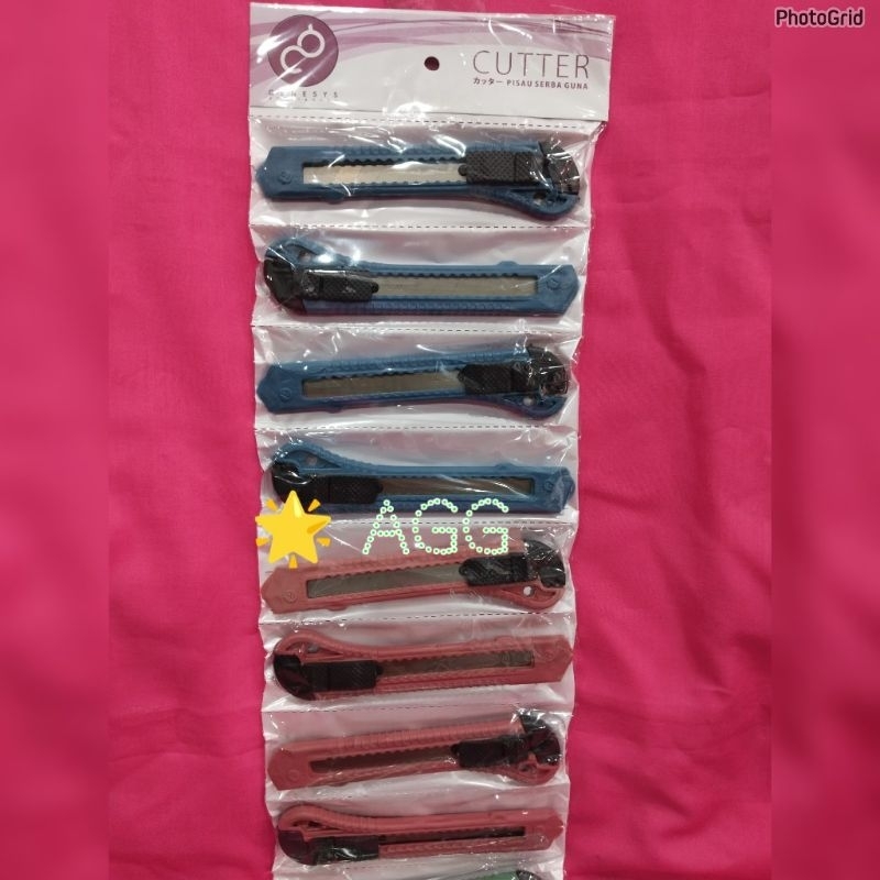 

PISAU CUTTER/CUTTER MURAH ISI 12 PCS GENESIS