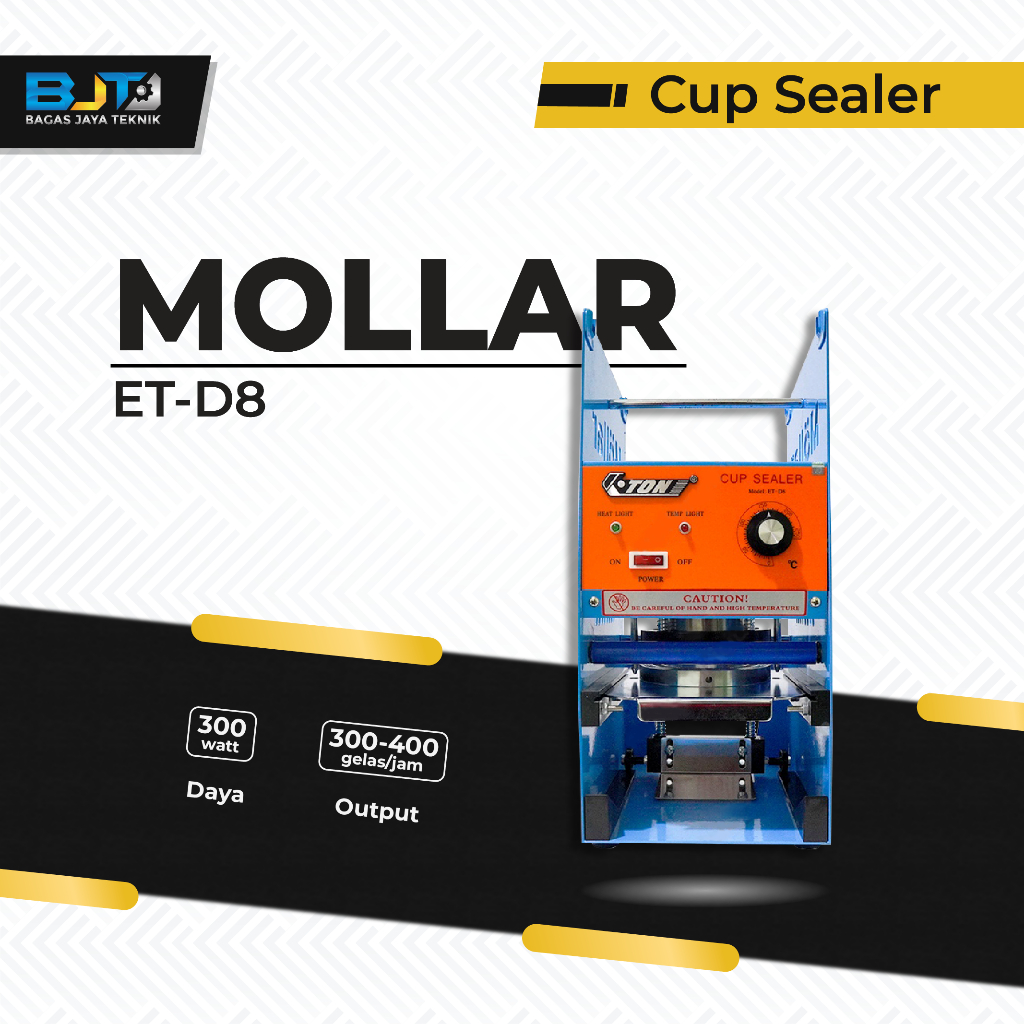 MOLLAR Cup Sealer by Eton ET-D8 300 Watt