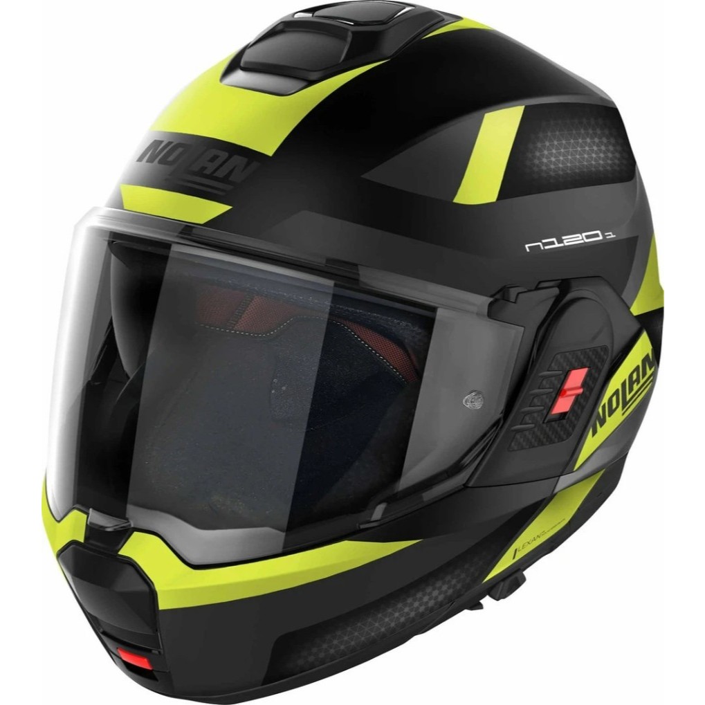 Helm Nolan N120-1 SUBWAY 023 Flat Black Yellow