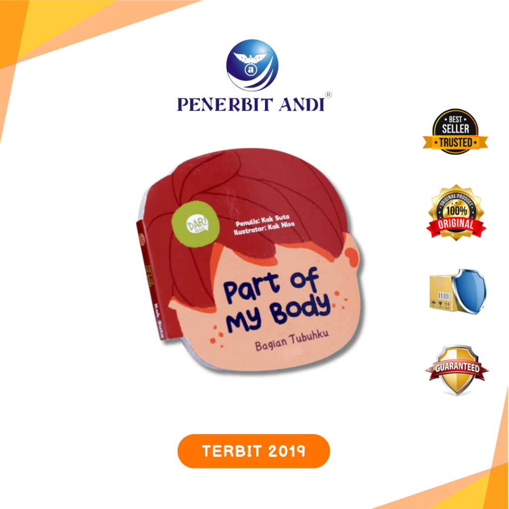 Boardbook Part of My Body (Bagian Tubuhku) - Kak Suta