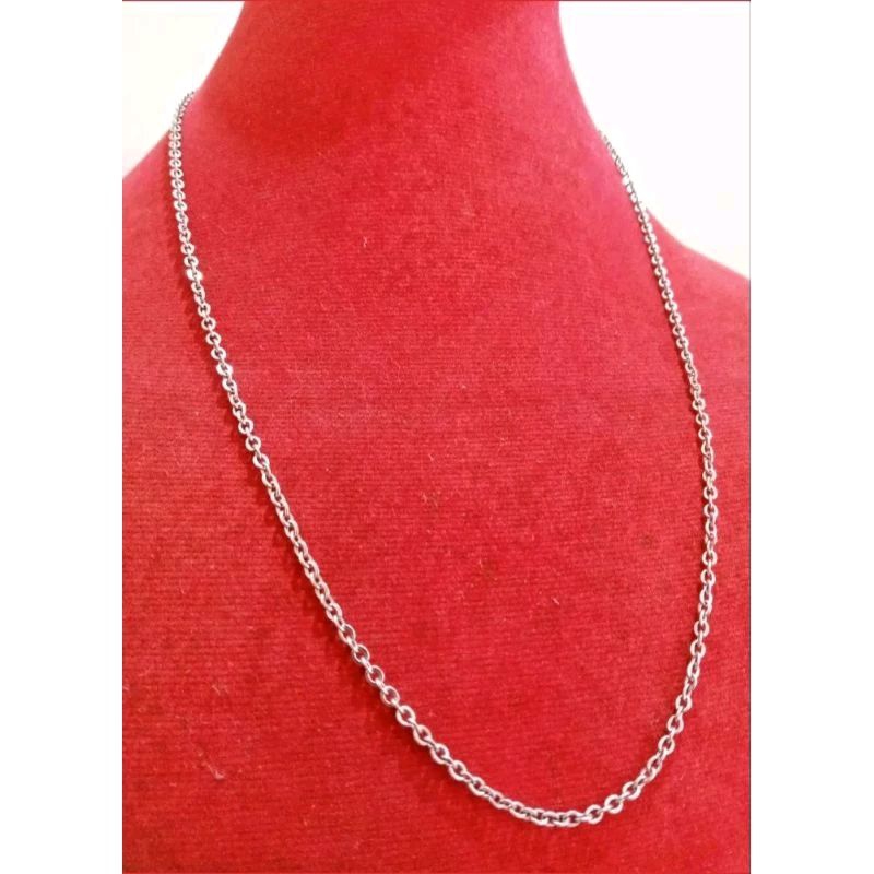 Kalung Titanium Asli Perhiasan Anti Karat