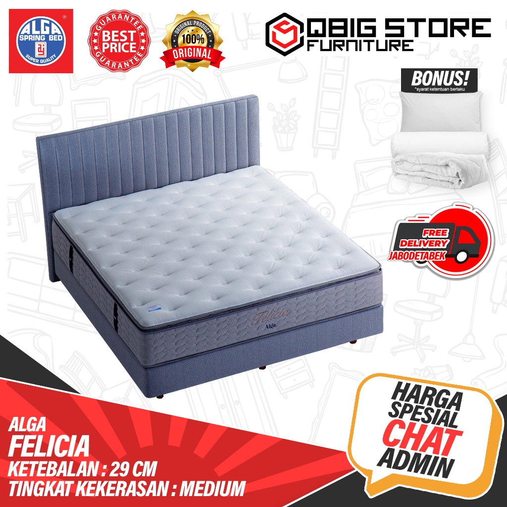 Kasur Springbed Alga Felicia Spring bed matras