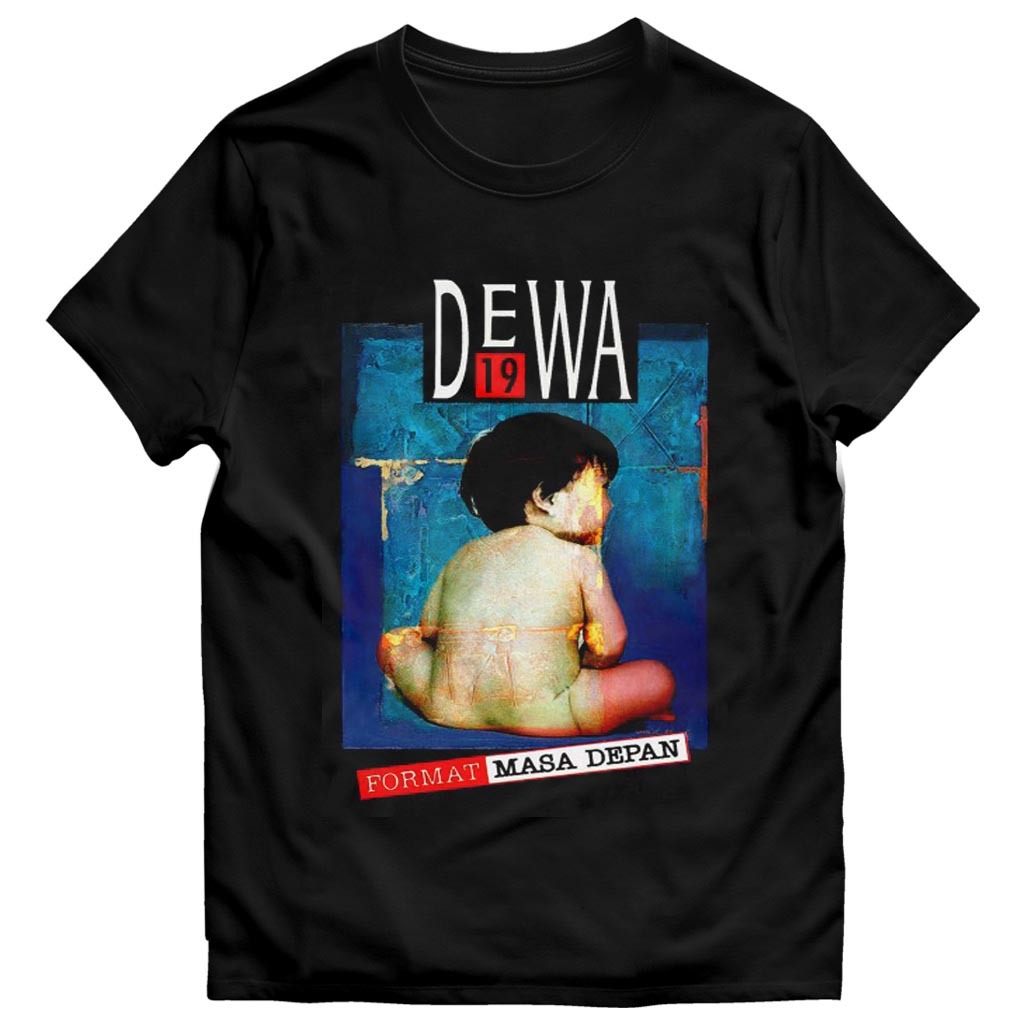 T-shirt Baju Kaos Band distro dewasa cowok cewek sablon DEWA 19 fit nyaman bandung