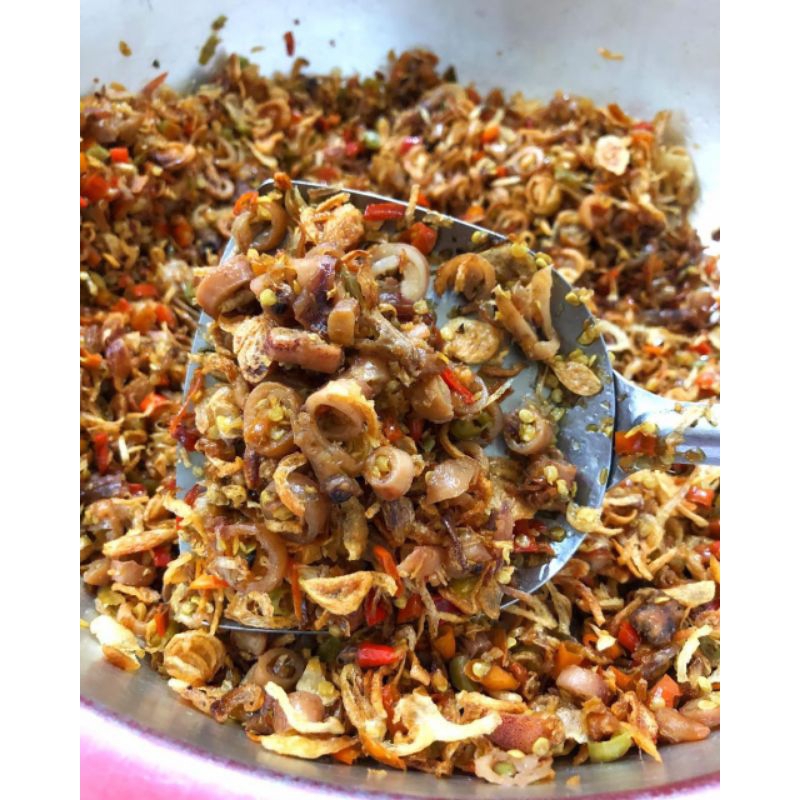 

Aneka Sambal cumi isi -+220gr/top