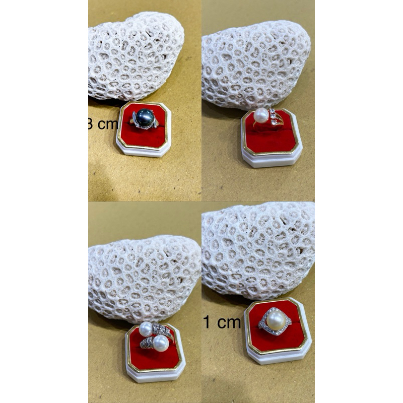 CINCIN rhodium krum emas MUTIARA LOMBOK