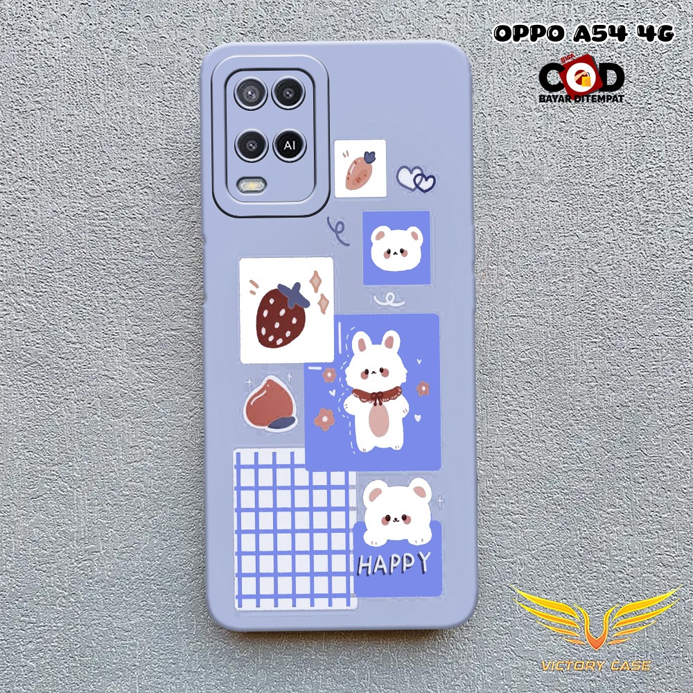 New Kartun Case - Softcase Oppo A54 4G Terbaru - Case Hp Oppo A54 4G - Casing Oppo A54 4G - Case Len