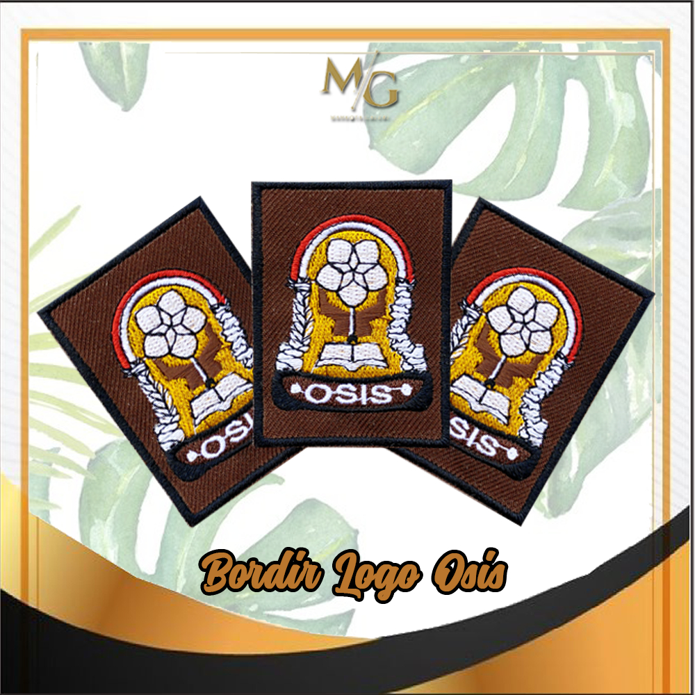 Bet Bordir Patch Sekolah SD SMP SMA / Bendera Merah Putih