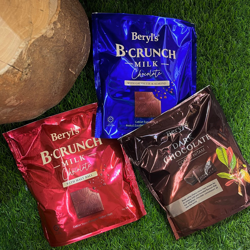 

Cokelat [PO EXP 2025] B Crunch Milk Chocolate With Gaufrette & Almond 150g, Milk Chocolate With Malt Ball, Ghana Milk Dark Chocolate, Beryls Ori Jastip Oleh-Oleh Malaysia Cokelat VIral Import Snack KL MY Coklat Premium Choco Choclate Hadiah Gift Hamper