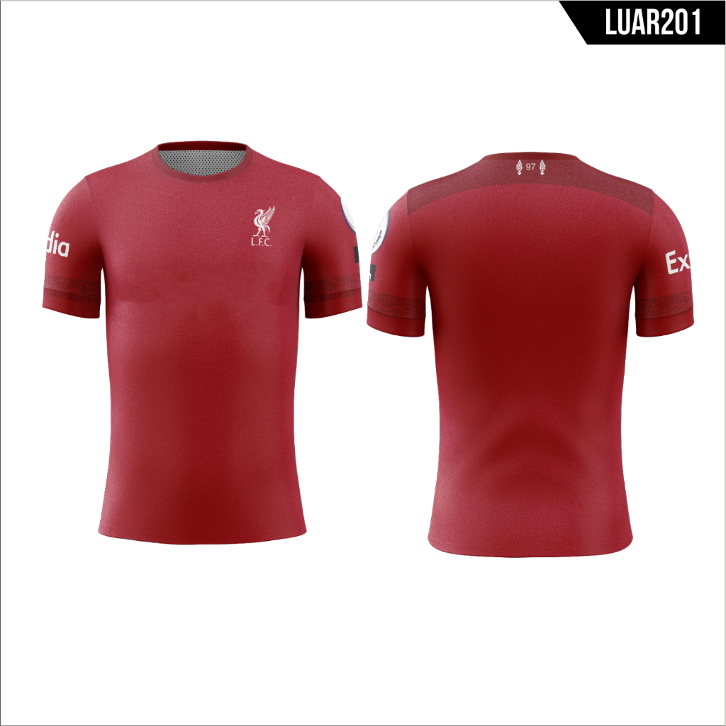 Jersey Bola Liverpool Home  Away 2021 2022 Full Printing Free Request Nama Nomor Punggung Dll