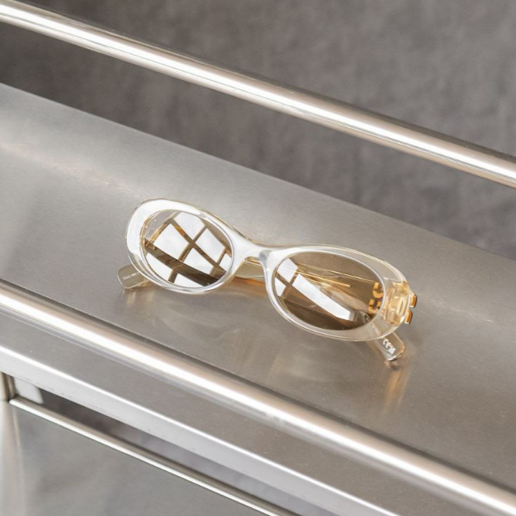 MIU MIU Transparent Woman Sunglasses