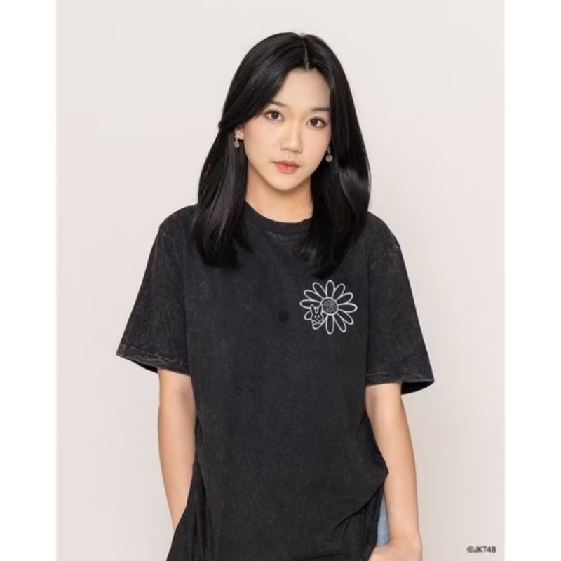 Kaos JKT48 Birthday T-Shirt Marsha Lenathea 2024 - Hitam