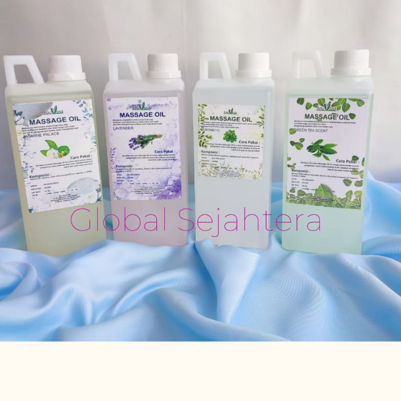 MASSAGE OIL 1 LITER MINYAK PIJAT OIL MASSAGE BPOM r Z8S6