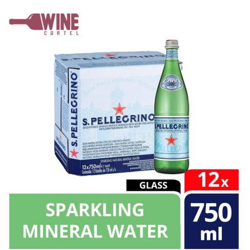 

S. Pellegrino Sparkling Water / 12 Botol x 750ml