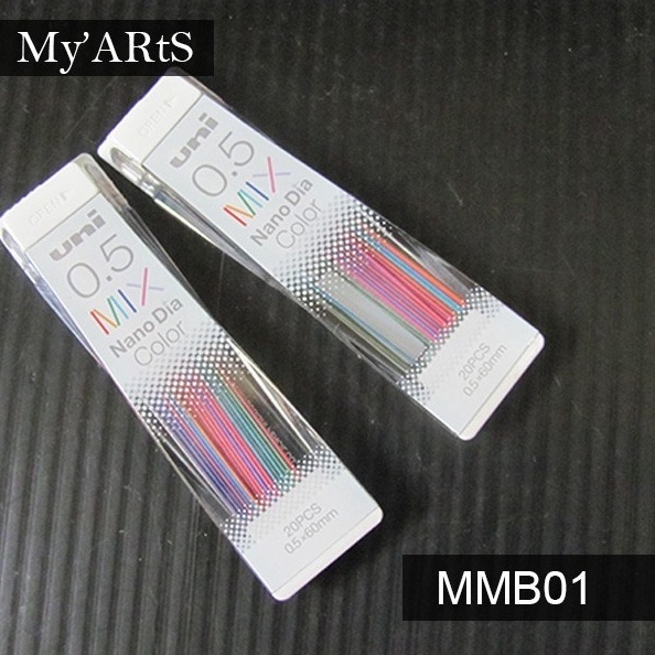 

KODE C9J6 Uni Nano Dia Color Mechanical Pencil Lead Refill 5 mm Isi Pensil Mekanik Warna