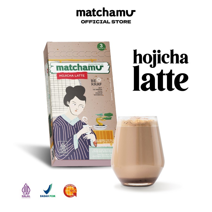 

Matchamu Hojicha Latte Box of 3