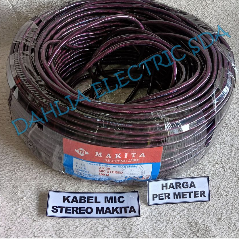 KABEL MIC STEREO PER METER MAKITA