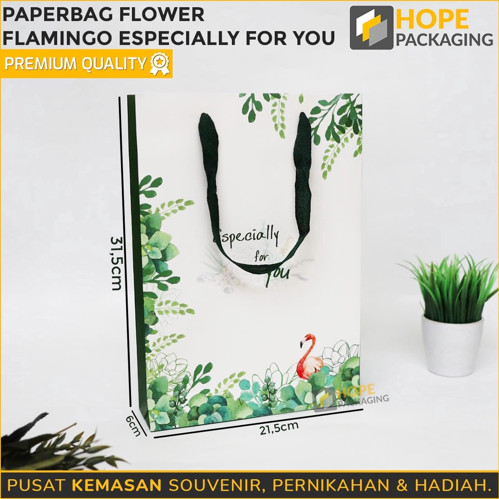 

WOW Paper Bag Motif Daun Tas Bingkisan Paper Bag Souvenir Hadiah Gift Motif Bulat