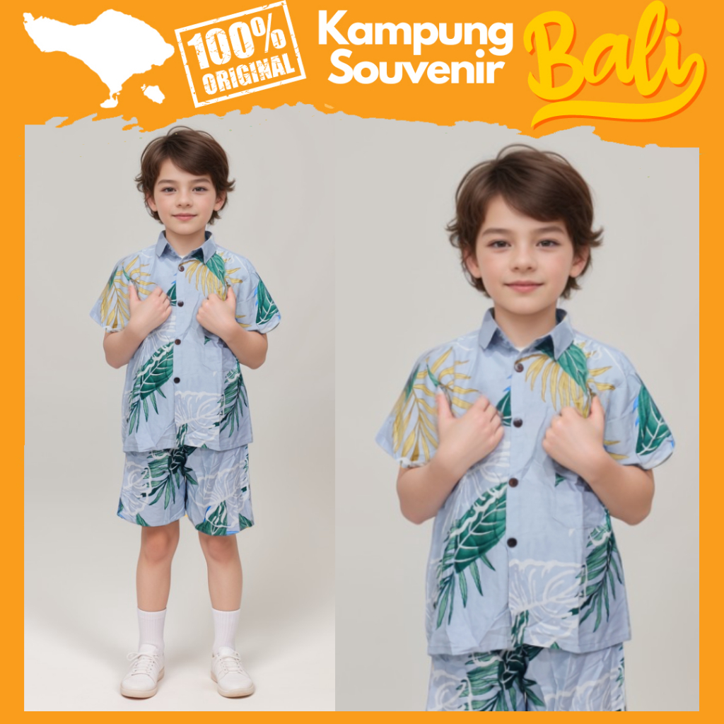 Baju Bali Anak Setelan Hawaii Anak Oleh Oleh Khas Bali