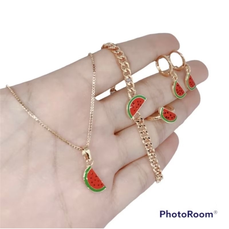 set perhiasan anak motif 4in1 xuping anak