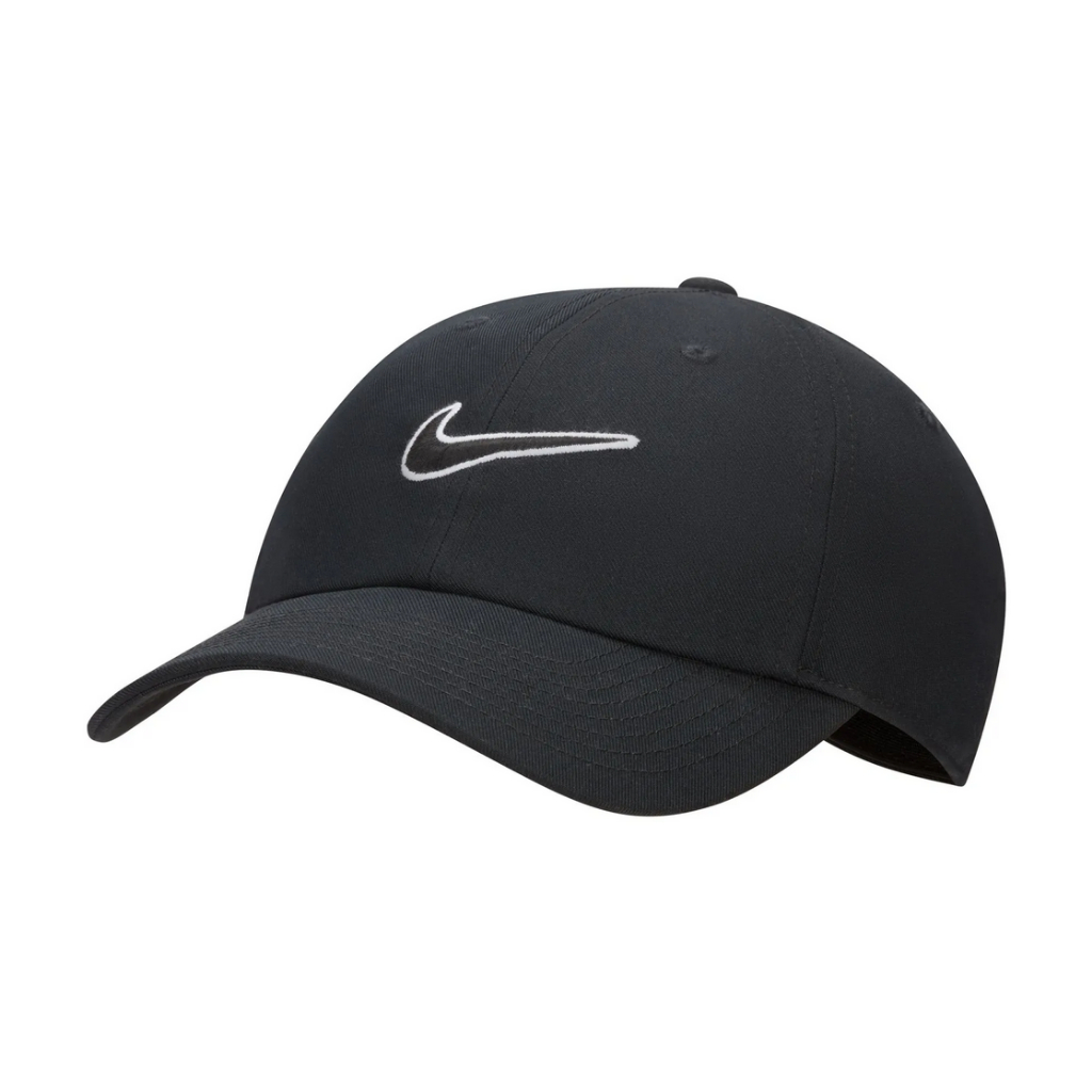 Nike Club Unstructured Swoosh Cap Hitam Black Cap FB5369-010 Topi Original 100%